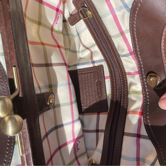Vintage Y2K Coach purse in brown and tan - Picture 3 of 3